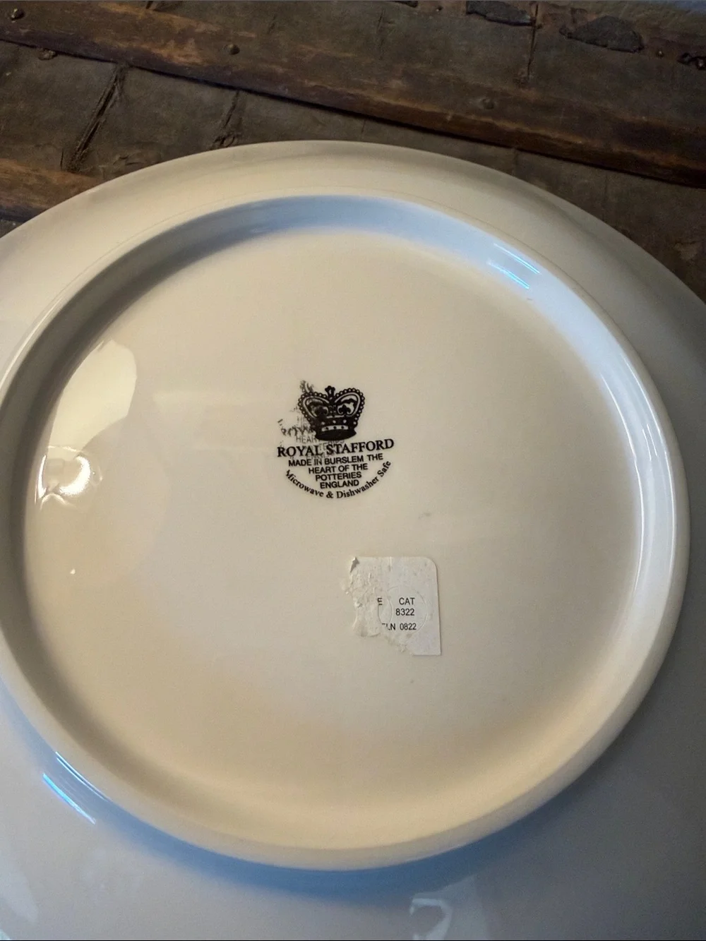 NWOT “Til Death Do Us Part” Large Serving Bowl by Royal Stafford